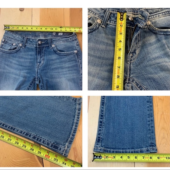 Miss Me JP5335B Boot cut light blue jeans size 30 - Picture 14 of 15